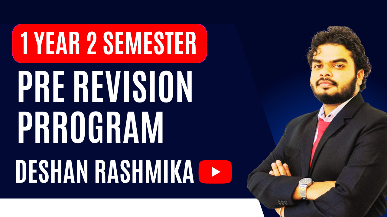 1 YEAR 2 SEMESTER PRE REVISION (2026)
